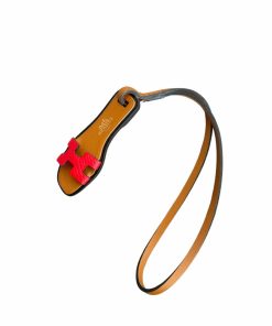 Hermes Sac Oran Red / Natural Sable Epsom